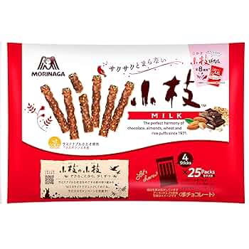 Amazon.co.jp: 森永製菓 小枝＜ミルク＞大袋 141g×14袋 : 食品